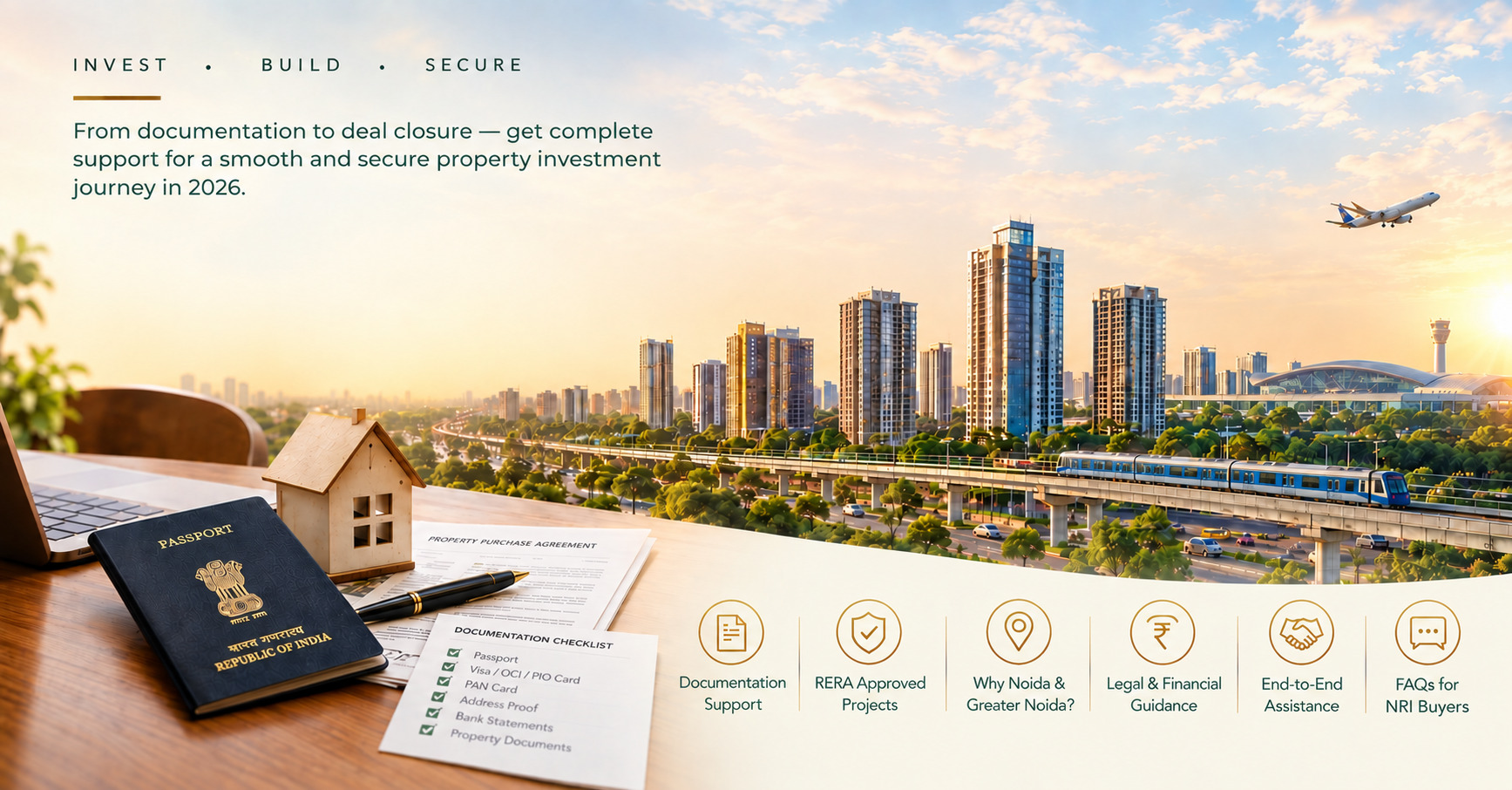 NRI real estate documentation guide for property investment in Noida and Greater Noida